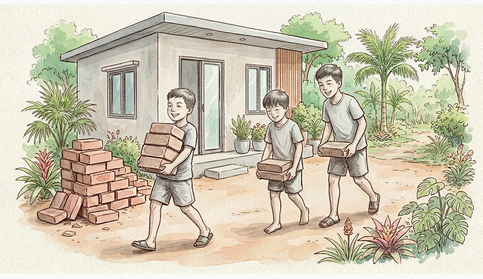Chuyện con tỷ phú đi khuân gạch mùa hè, làm dở thì ‘vui lòng tránh ra’ và cái thơm má tình cảm với ông Phạm Nhật Vượng- Ảnh 2. Chuyện con tỷ phú đi khuân gạch mùa hè, làm dở thì ‘vui lòng tránh ra’ và cái thơm má tình cảm với ông Phạm Nhật Vượng- Ảnh 2.