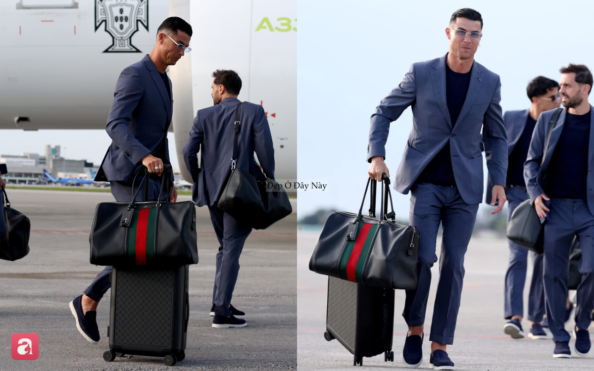 Chiếc t&uacute;i mang tới World Cup gợi nhớ chuyện t&igrave;nh như cổ t&iacute;ch của Ronaldo v&agrave; vợ- Ảnh 2.