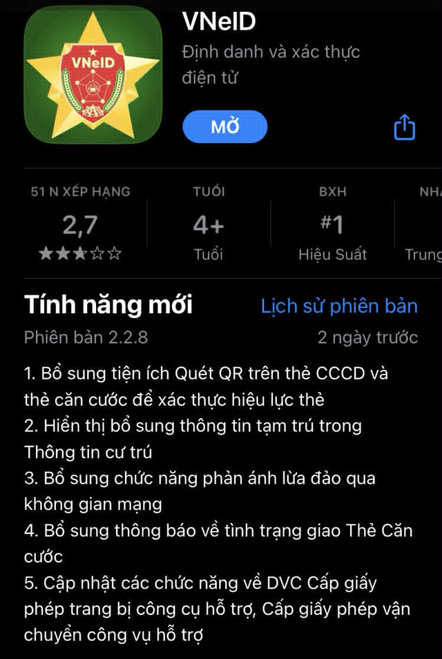 VNeID vừa cập nhật th&ecirc;m h&agrave;ng loạt tiện &iacute;ch mới, tất cả người d&acirc;n cần biết- Ảnh 1.