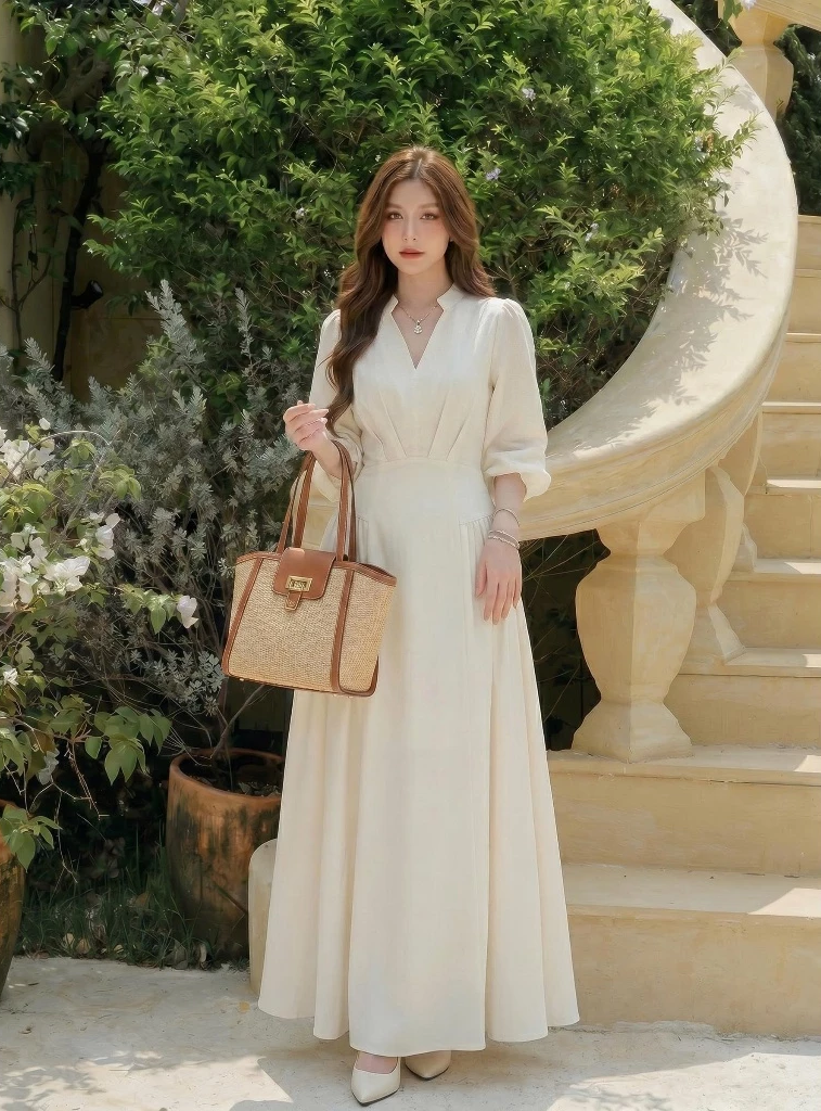 Song Hye Kyo vừa gợi cảm vừa thanh lịch với kiểu đầm "cứ giơ m&aacute;y l&ecirc;n l&agrave; c&oacute; ảnh đẹp" - Ảnh 7.