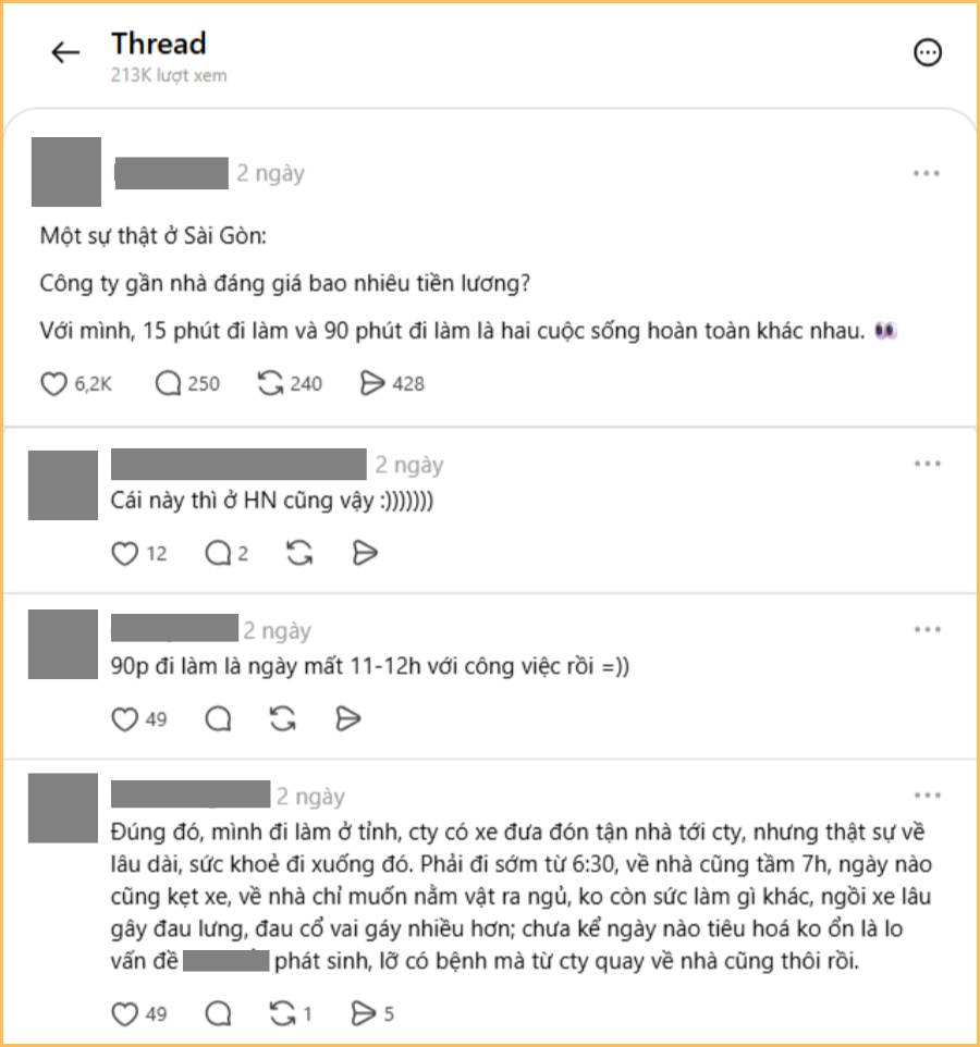 D&acirc;n văn ph&ograve;ng sợ c&ocirc;ng ty qu&aacute; xa: 15 ph&uacute;t đi l&agrave;m v&agrave; 90 ph&uacute;t đi l&agrave;m l&agrave; 2 cuộc đời ho&agrave;n to&agrave;n kh&aacute;c nhau- Ảnh 1.