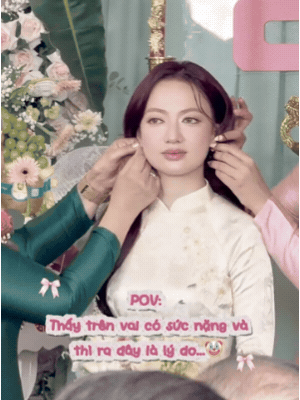 Xu&acirc;n Nghi v&agrave; chồng Việt kiều tổ chức lễ cưới s&aacute;ng nay: C&ocirc; d&acirc;u cười tươi r&oacute;i nhận s&iacute;nh lễ v&agrave;ng!- Ảnh 5.