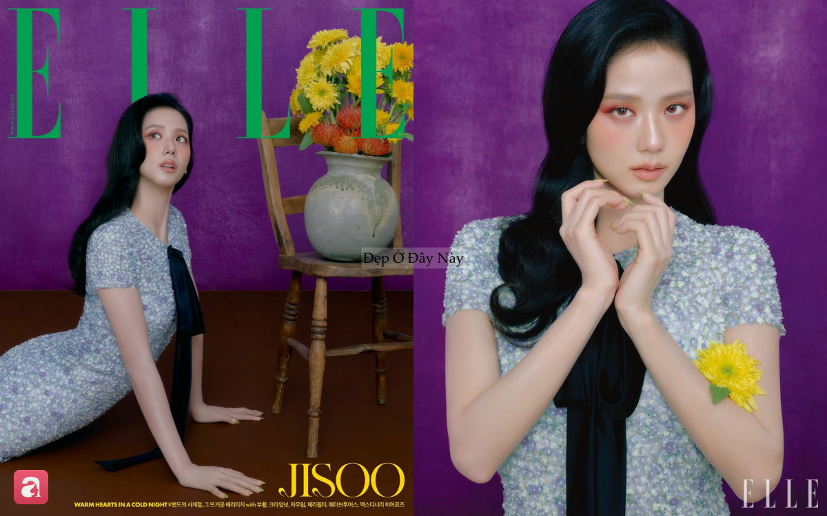 Thi&ecirc;n thần nội y đụng đầm đ&iacute;nh h&agrave;ng ngh&igrave;n b&ocirc;ng hoa với Jisoo: Người ngọt ng&agrave;o như n&agrave;ng thơ, người ki&ecirc;u sa như c&ocirc;ng ch&uacute;a- Ảnh 5.