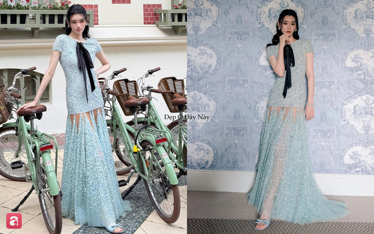 Thi&ecirc;n thần nội y đụng đầm đ&iacute;nh h&agrave;ng ngh&igrave;n b&ocirc;ng hoa với Jisoo: Người ngọt ng&agrave;o như n&agrave;ng thơ, người ki&ecirc;u sa như c&ocirc;ng ch&uacute;a- Ảnh 4.