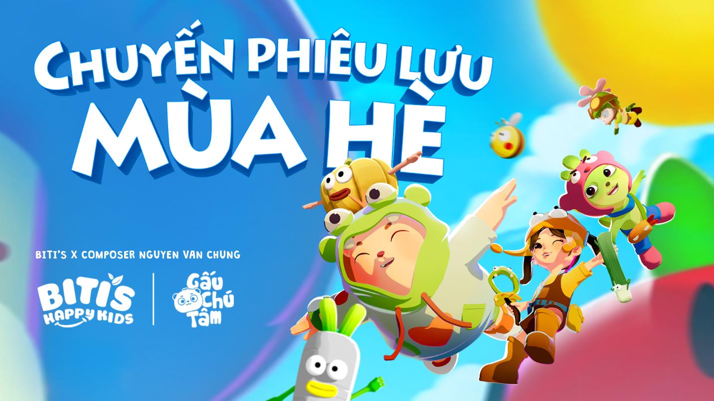 Biti&rsquo;s Kids kết hợp c&ugrave;ng NS Nguyễn Văn Chung ra mắt phim hoạt h&igrave;nh &acirc;m nhạc m&ugrave;a h&egrave; - Ảnh 1.