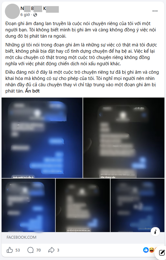 “Bạn thân chị H.” - người có 1,3 triệu followers đang khóa bình luận sau drama ngoại tình ồn nhất hiện tại, là ai?- Ảnh 2. “Bạn thân chị H.” - người có 1,3 triệu followers đang khóa bình luận sau drama ngoại tình ồn nhất hiện tại, là ai?- Ảnh 2.
