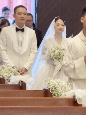 Sao nữ Vbiz ai cũng biết mặt v&agrave; chồng kỹ sư b&iacute; mật tổ chức lễ cưới ở nh&agrave; thờ v&agrave;o s&aacute;ng nay- Ảnh 2.