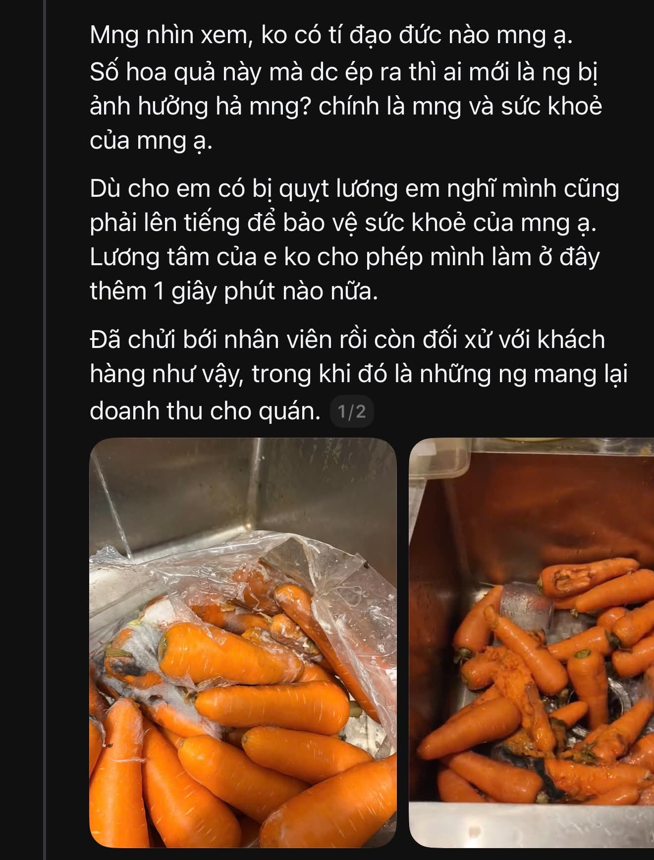 Ph&iacute;a sau những ly nước &eacute;p bắt mắt, người ti&ecirc;u d&ugrave;ng hoang mang v&igrave; nghi vấn nguy&ecirc;n liệu "mốc rửa, thối mới bỏ" của một chuỗi cửa h&agrave;ng đồ uống- Ảnh 5.