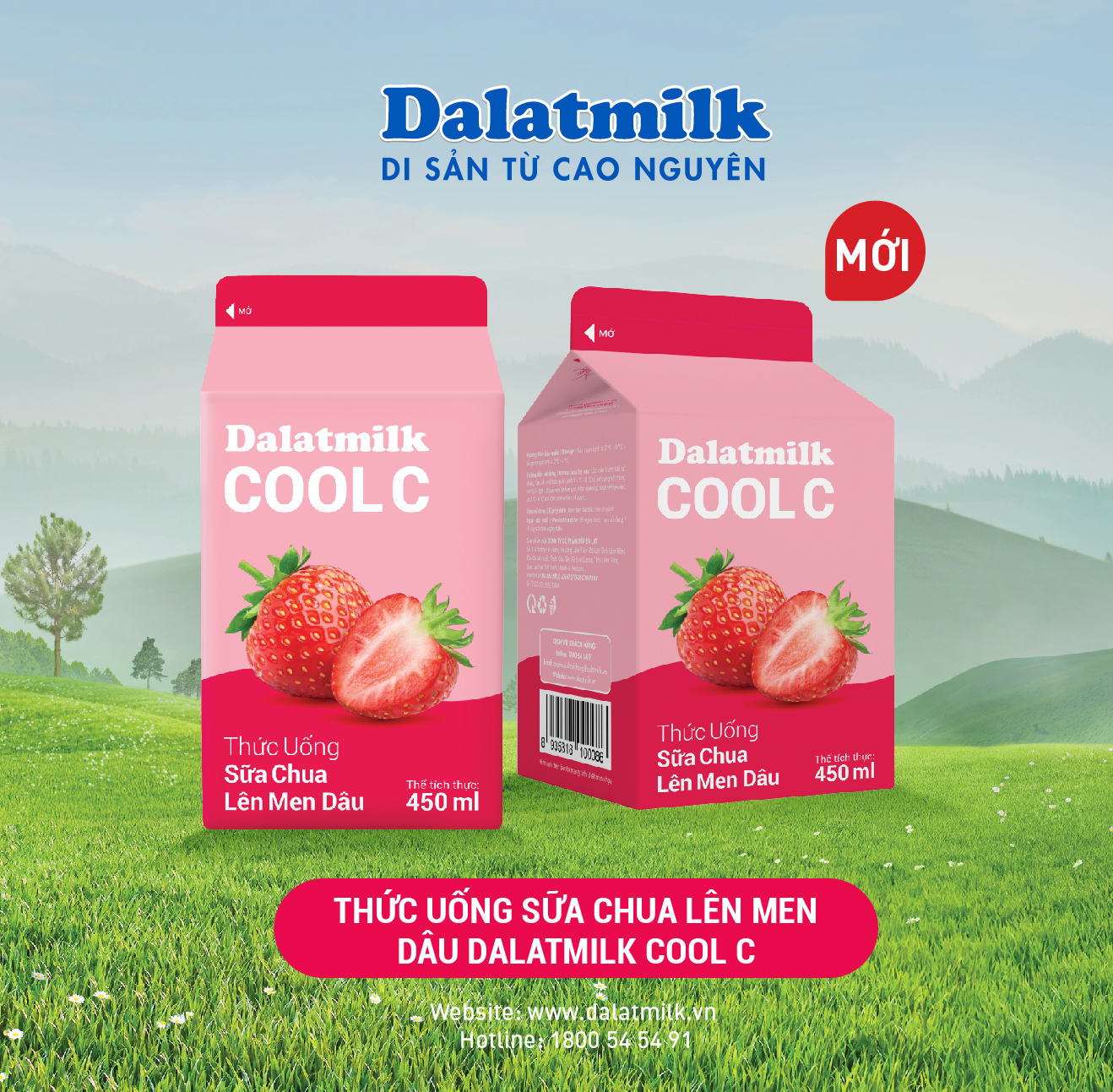 Thức uống sữa chua lên men Dâu Dalatmilk Cool C vừa ra mắt có gì đặc biệt? - Ảnh 1. Thức uống sữa chua lên men Dâu Dalatmilk Cool C vừa ra mắt có gì đặc biệt? - Ảnh 1.