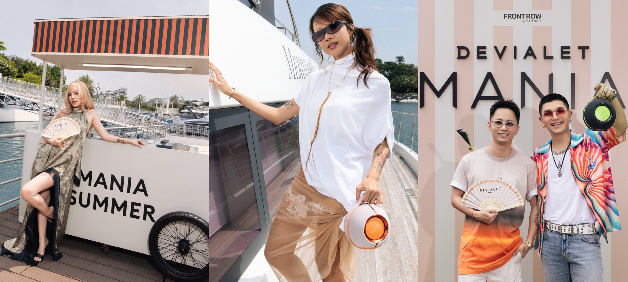 Devialet kết hợp cùng Front Row mang đến bữa tiệc mùa hè “Mania Summer” trên du thuyền siêu sang - Ảnh 4. Devialet kết hợp cùng Front Row mang đến bữa tiệc mùa hè “Mania Summer” trên du thuyền siêu sang - Ảnh 4.