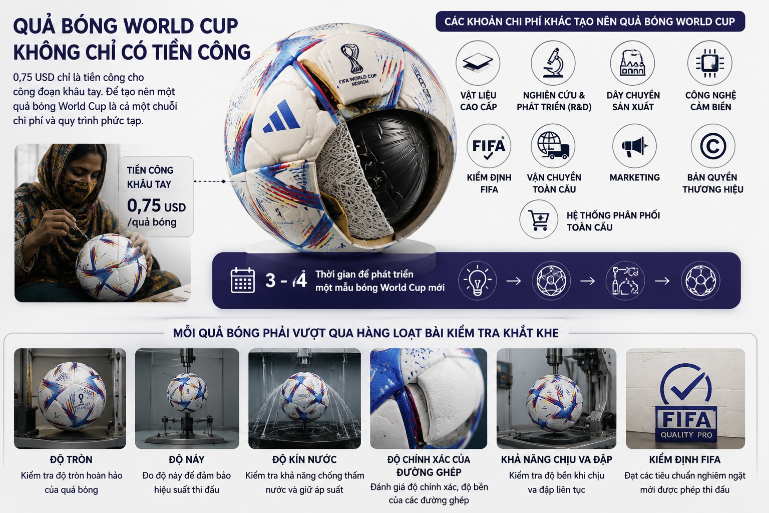 C&ocirc;ng nh&acirc;n kh&acirc;u quả b&oacute;ng World Cup chỉ nhận chưa đến 20.000 đồng mỗi sản phẩm - Ảnh 2.