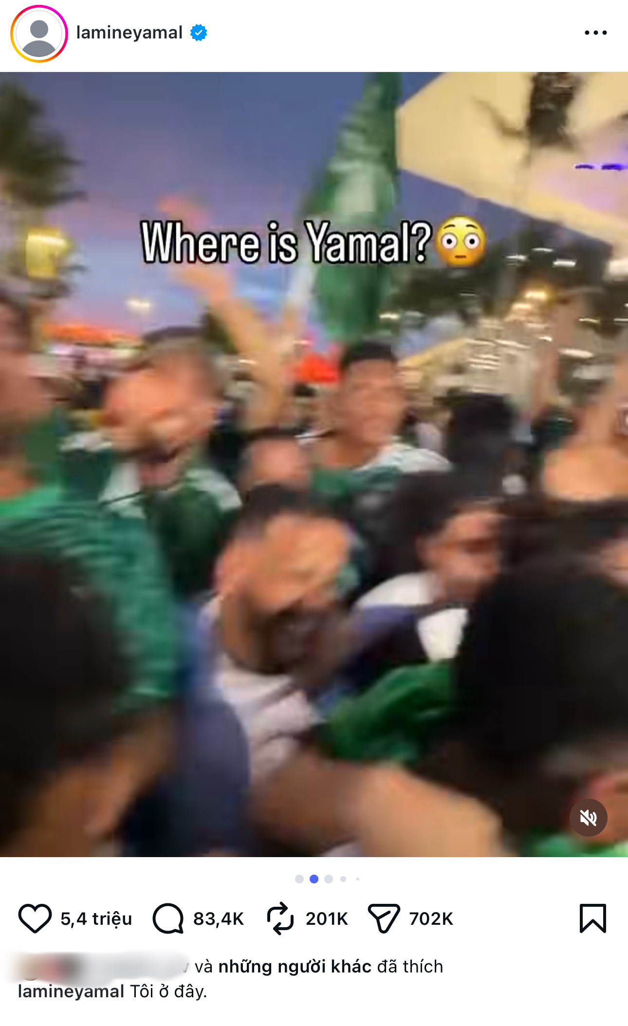 Lamine Yamal đ&aacute;p trả cực gắt fan Saudi Arabia, h&ocirc;n bạn g&aacute;i hơn tuổi ngọt ng&agrave;o sau lần đầu ti&ecirc;n ghi b&agrave;n ở World Cup - Ảnh 1.
