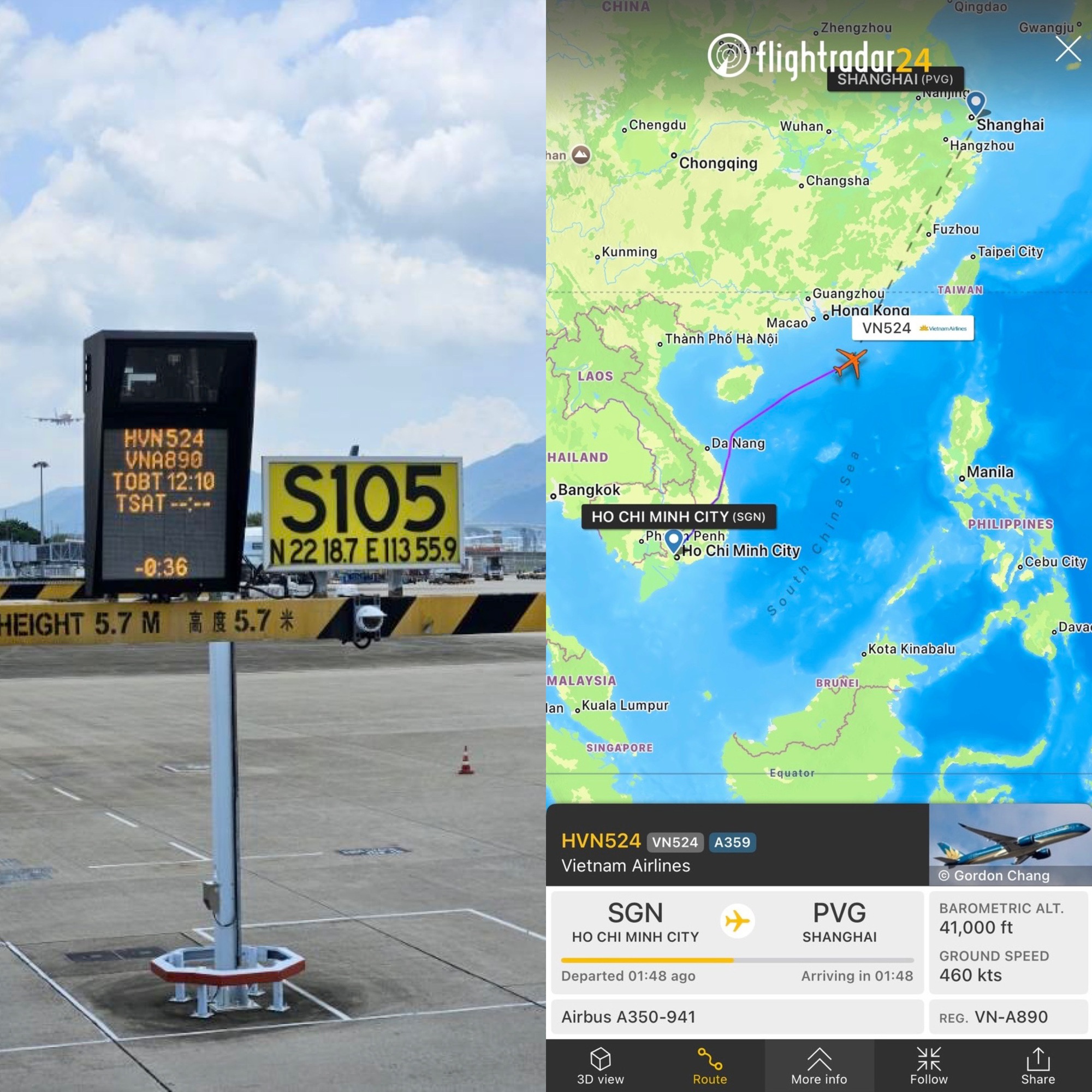 M&aacute;y bay Vietnam Airlines chuyển hướng hạ c&aacute;nh khẩn cấp tại Hồng K&ocirc;ng - Ảnh 2.