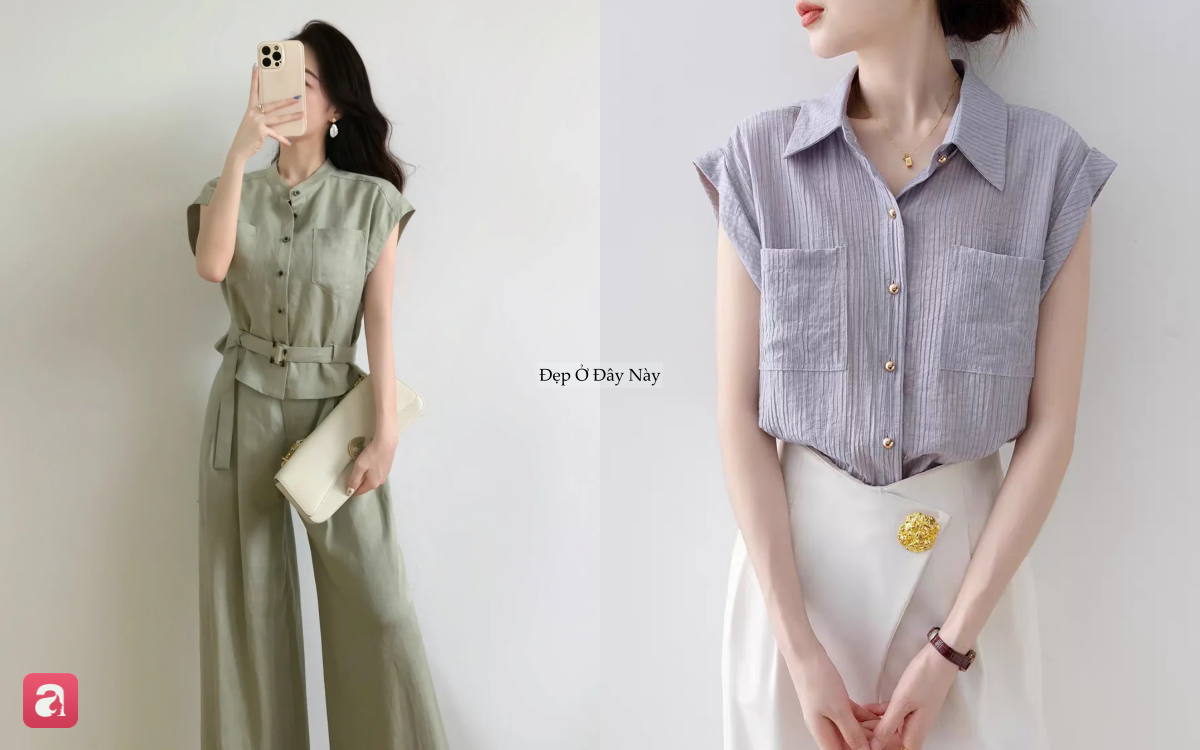 Kiểu sơ mi &ldquo;quốc d&acirc;n&rdquo; m&ugrave;a h&egrave;: Mặc l&ecirc;n vừa gọn d&aacute;ng vừa tinh tế - Ảnh 2.