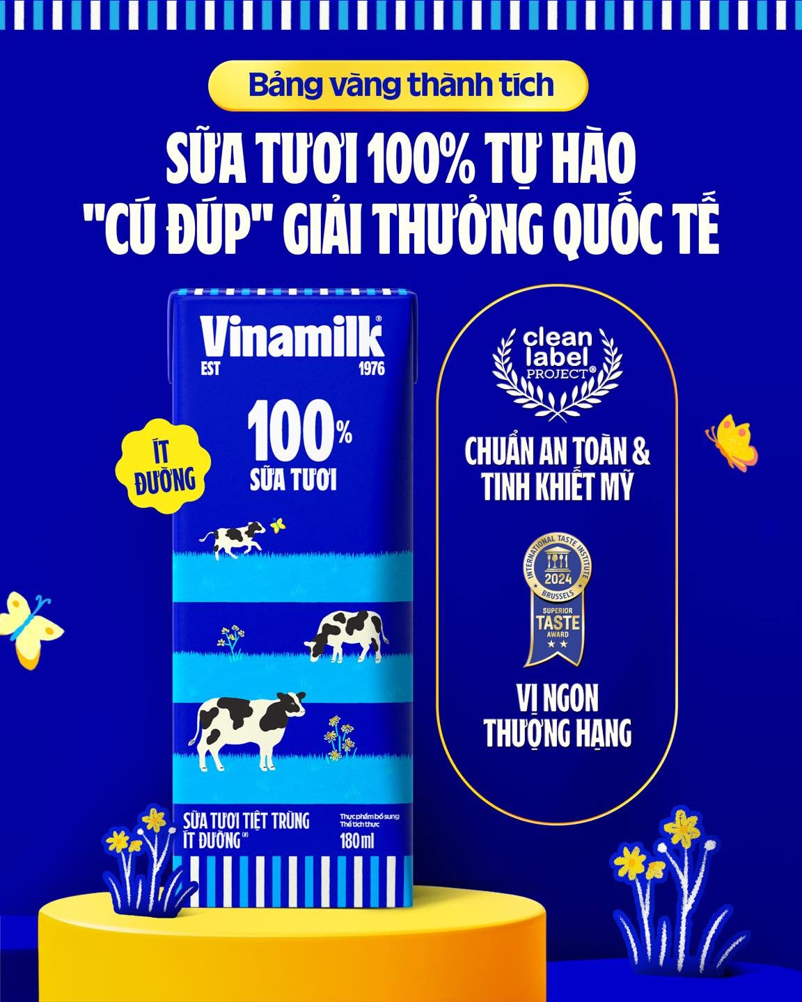 Check profile nhãn sữa tươi duy nhất tại Việt Nam sở hữu bộ đôi chứng nhận quốc tế - Ảnh 2. Check profile nhãn sữa tươi duy nhất tại Việt Nam sở hữu bộ đôi chứng nhận quốc tế - Ảnh 2.