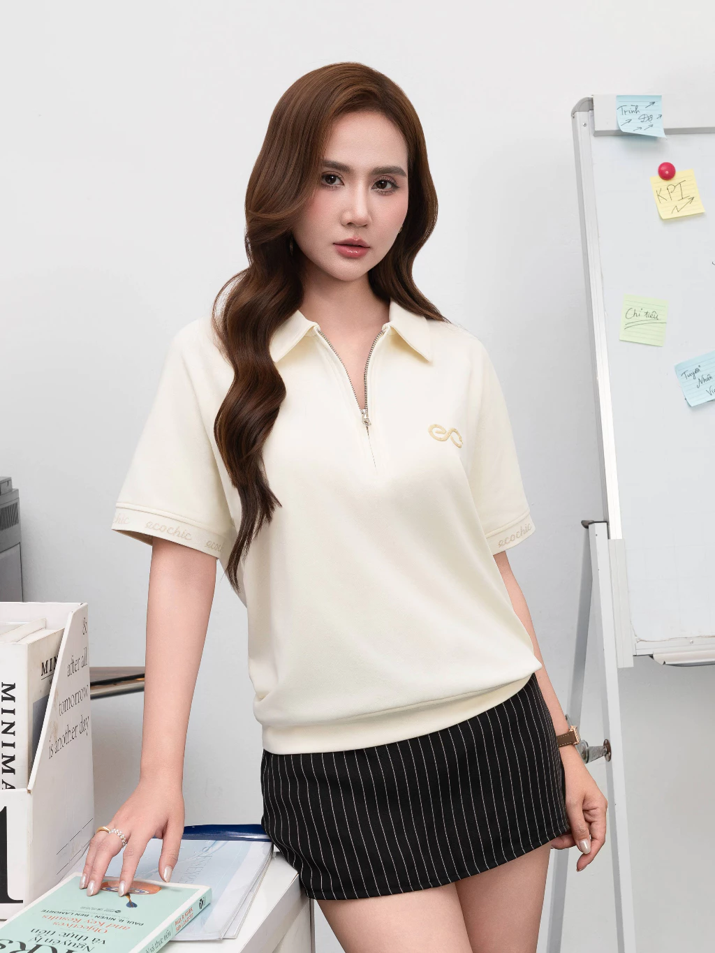 Mặc đẹp cả tuần với chỉ 1 chiếc &aacute;o polo: Diện từ đi chơi, dạo phố tới chỉn chu khi tới văn ph&ograve;ng đều hợp - Ảnh 13.
