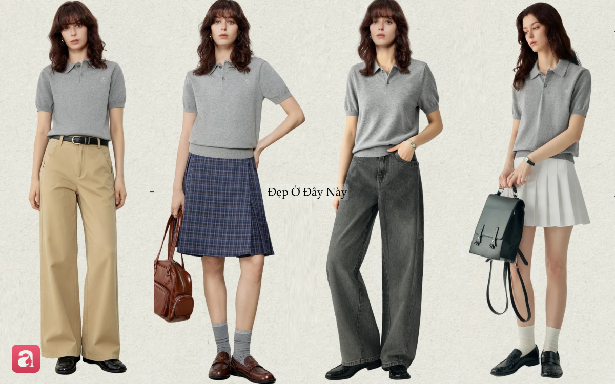 Mặc đẹp cả tuần với chỉ 1 chiếc &aacute;o polo: Diện từ đi chơi, dạo phố tới chỉn chu khi tới văn ph&ograve;ng đều hợp - Ảnh 1.