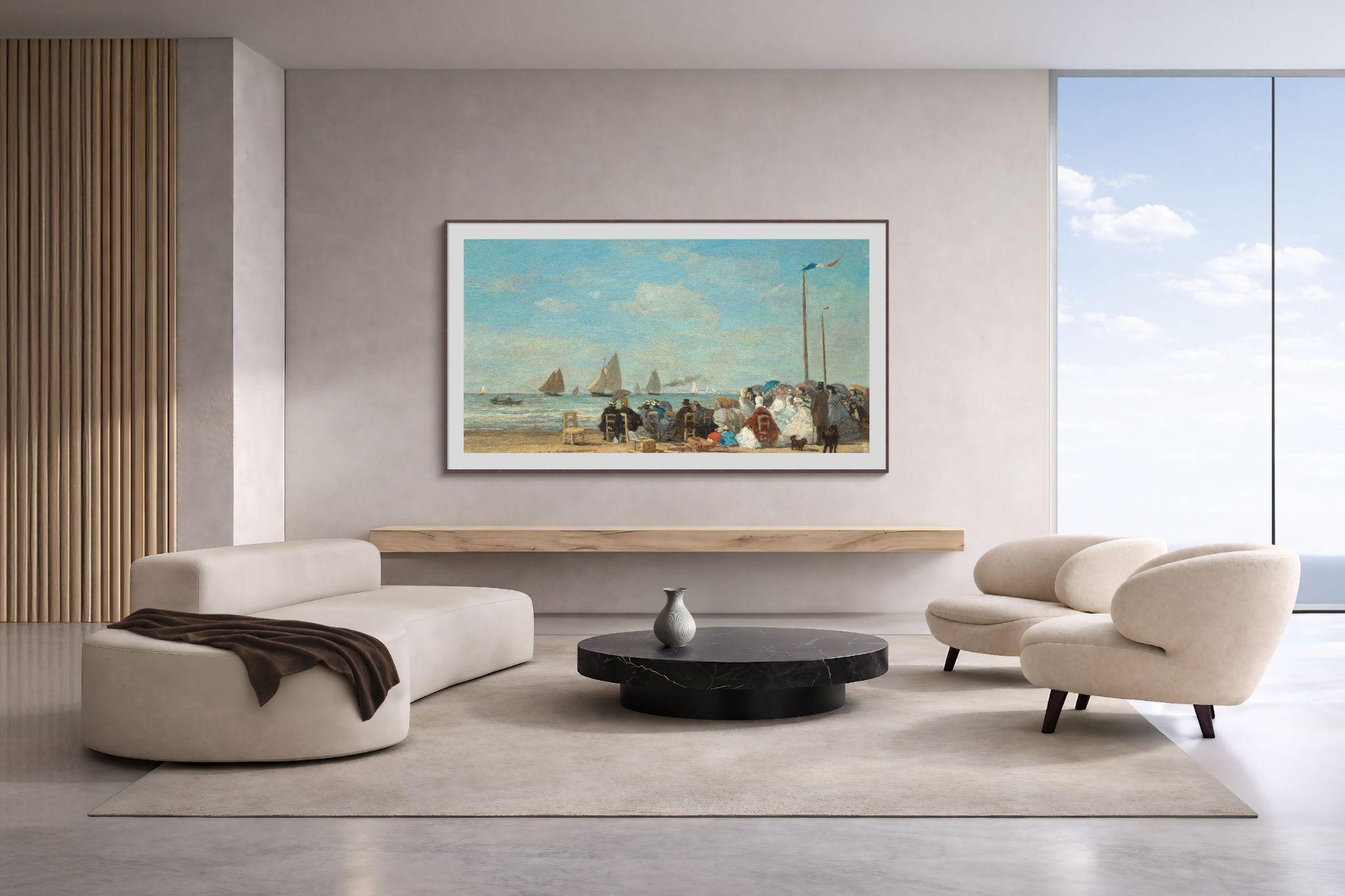 Thổi nghệ thuật v&agrave;o kh&ocirc;ng gian sống trong kỷ nguy&ecirc;n số c&ugrave;ng TV Samsung The Frame - Ảnh 1.