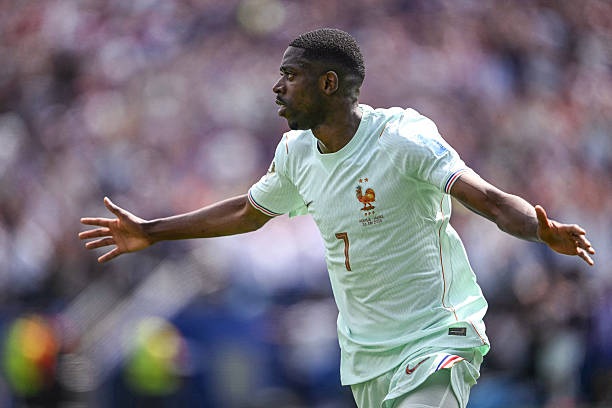 Dembele lập hat-trick gi&uacute;p Ph&aacute;p đ&aacute;nh bại Na Uy 4-1, thẳng tiến v&ograve;ng knock-out World Cup với 9 điểm tuyệt đối  - Ảnh 1.