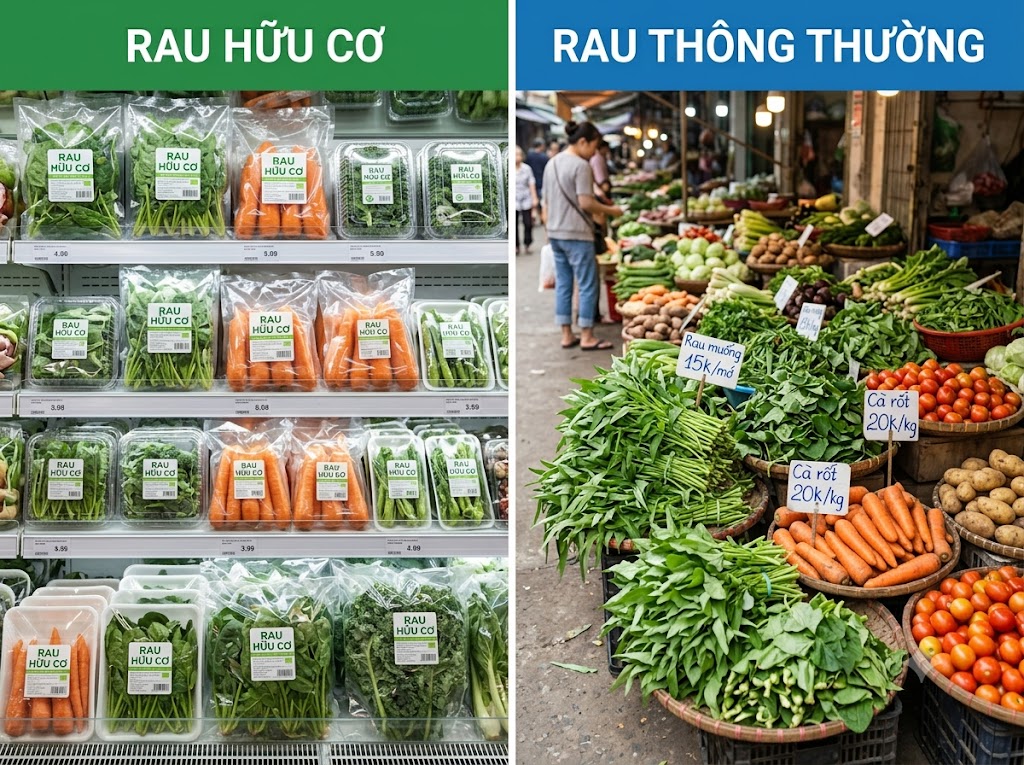 N&ecirc;n mua rau hữu cơ hay rau th&ocirc;ng thường?- Ảnh 1.