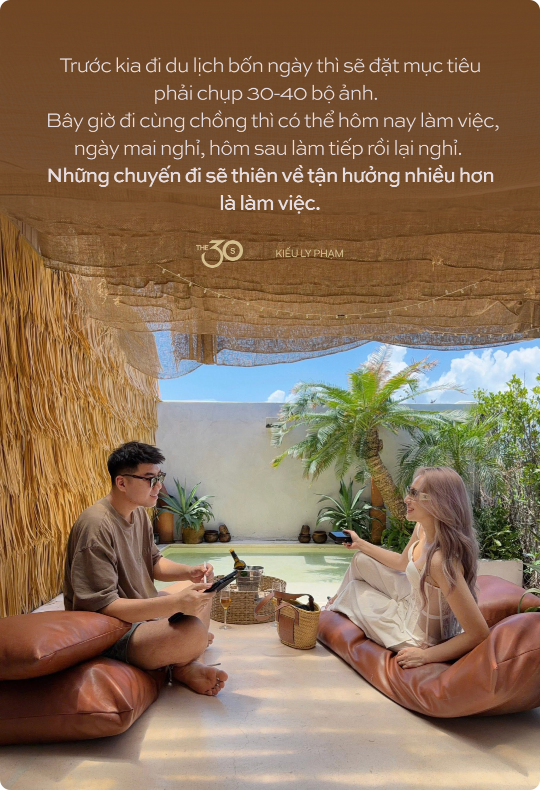 30s của Kiều Ly Phạm: Kh&ocirc;ng c&ograve;n KPI chụp 30-40 bộ h&igrave;nh khi đi du lịch, dừng l&agrave;m việc sau 10h tối- Ảnh 2.