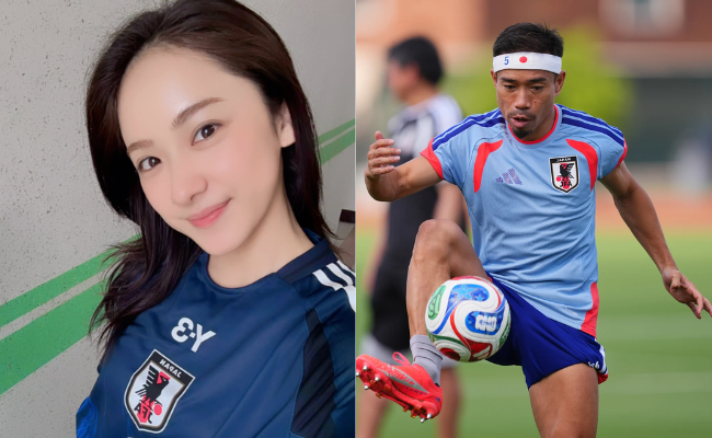 Lộ diện d&agrave;n WAGs xinh đẹp v&agrave; k&iacute;n tiếng của ĐT Nhật Bản: Visual đỉnh ch&oacute;p, to&agrave;n l&agrave;m ca sĩ, diễn vi&ecirc;n - Ảnh 4.