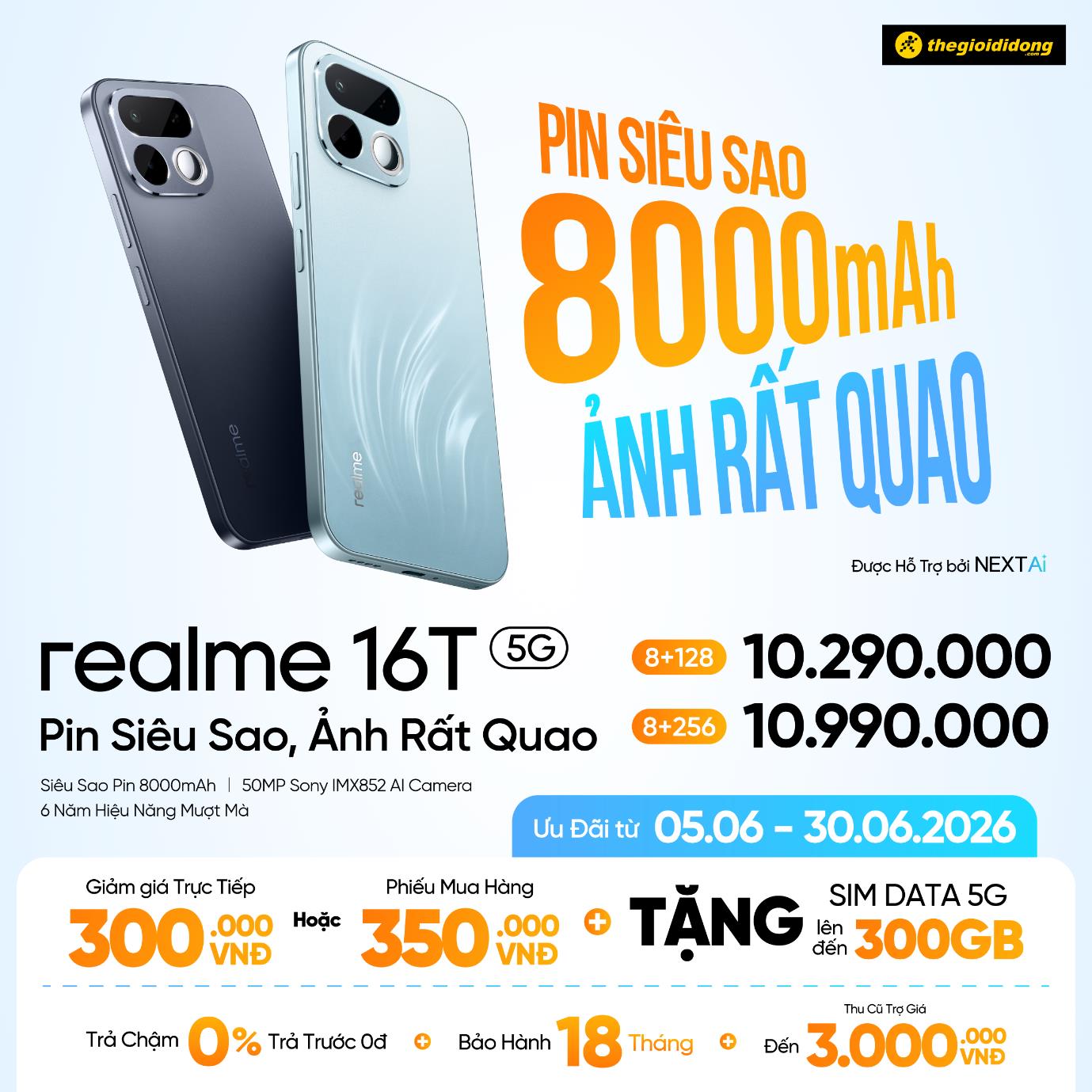 realme 16T 5G ch&iacute;nh thức ra mắt: &ldquo;Pin Si&ecirc;u Sao&rdquo; 8000mAh bứt ph&aacute; giới hạn thời lượng pin cho thế hệ đam m&ecirc; s&aacute;ng tạo nội dung - Ảnh 5.