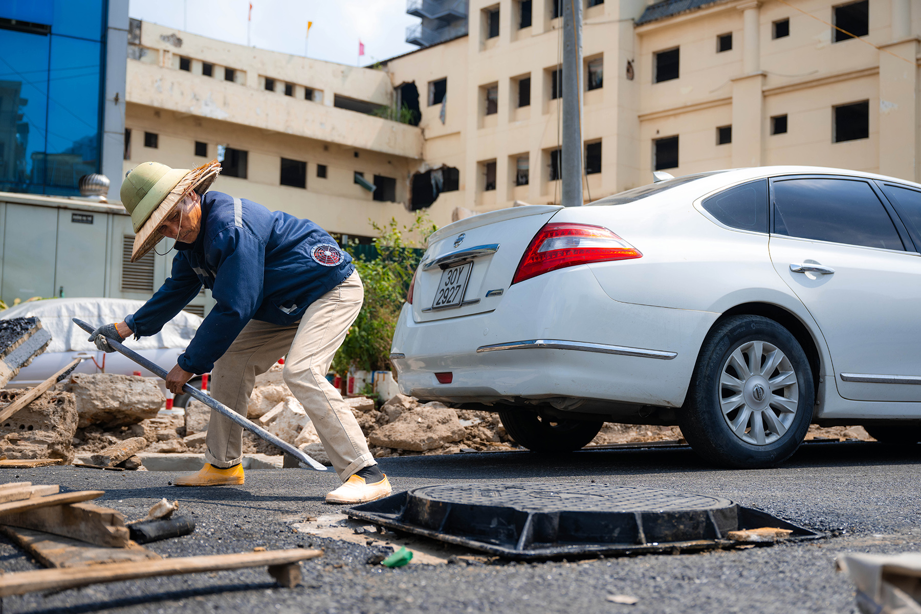 H&agrave; Nội: Diện mạo bất ngờ tr&ecirc;n tuyến v&agrave;nh đai 1 Ho&agrave;ng Cầu - Voi Phục những ng&agrave;y đầu th&aacute;ng 6- Ảnh 11.