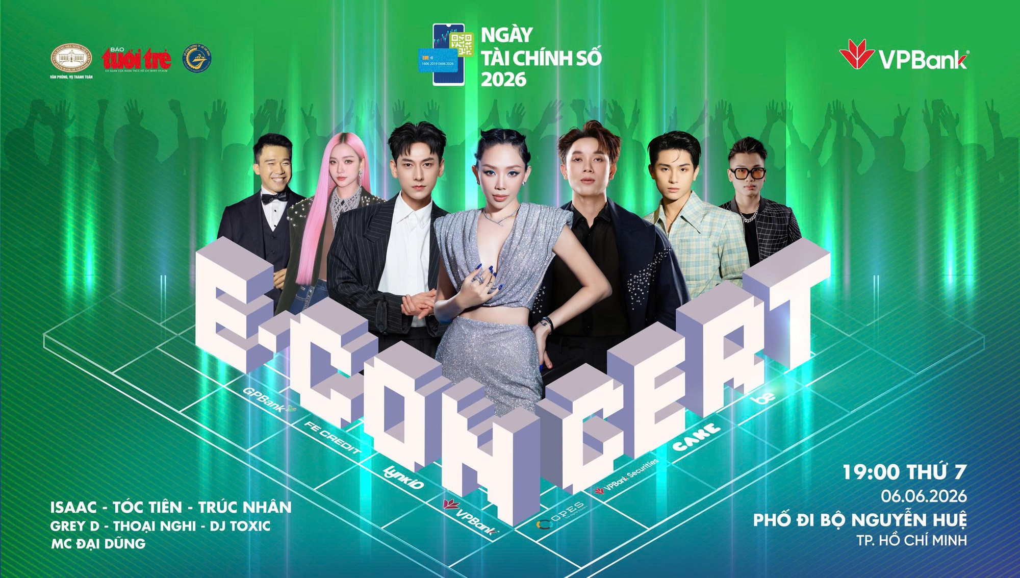 D&agrave;n line-up cực &ldquo;ch&aacute;y&rdquo; hứa hẹn khuấy đảo E-Concert tại Ng&agrave;y t&agrave;i ch&iacute;nh số 2026 - Ảnh 1.