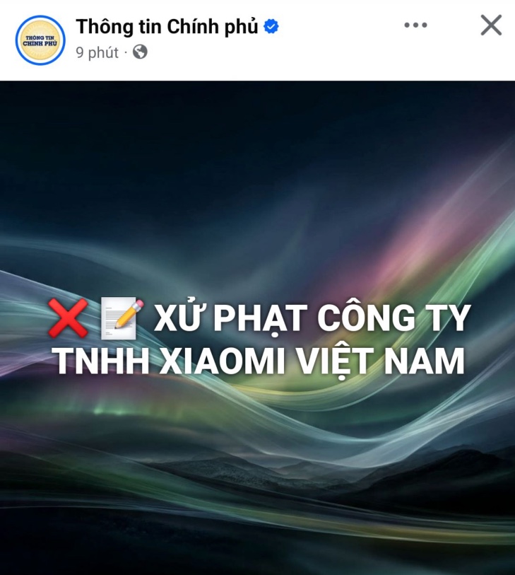 Xiaomi Việt Nam bị xử phạt 290 triệu đồng v&igrave; 3 h&agrave;nh vi vi phạm quyền lợi người ti&ecirc;u d&ugrave;ng- Ảnh 1.