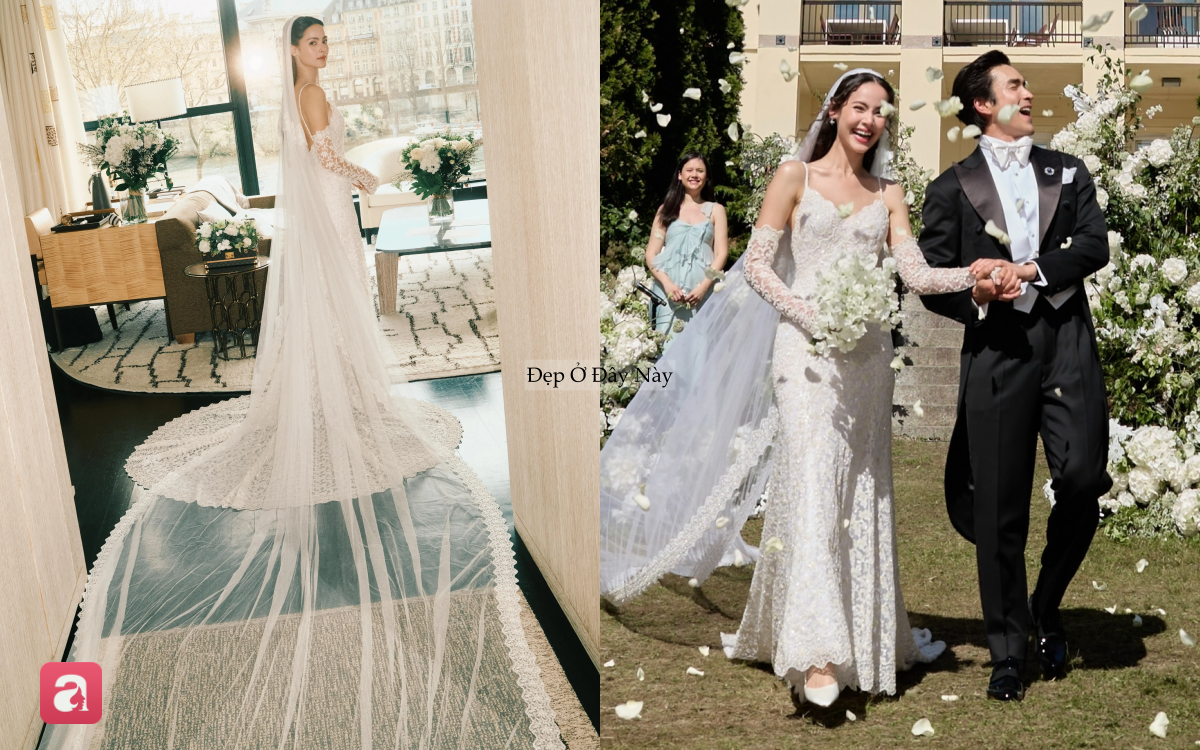 4 chiếc đầm cưới được ch&uacute; &yacute; nhất l&uacute;c n&agrave;y: B&ecirc;n ph&aacute; c&aacute;ch bất ngờ, b&ecirc;n ẩn chứa những th&ocirc;ng điệp đầy &yacute; nghĩa- Ảnh 3.