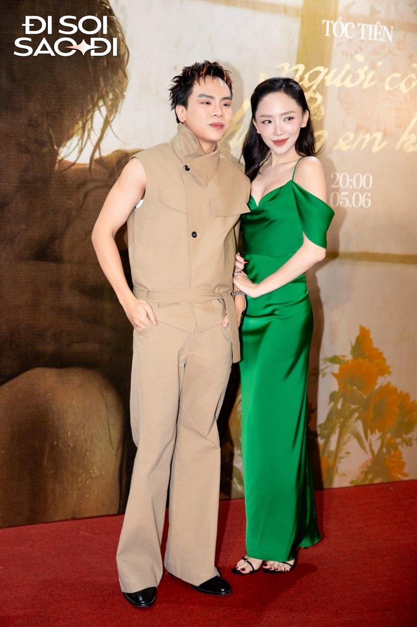 Trần Ngọc V&agrave;ng ngại ng&ugrave;ng xuất hiện sau khi được T&oacute;c Ti&ecirc;n c&ocirc;ng khai, nửa showbiz tề tựu ch&uacute;c mừng - Ảnh 3.