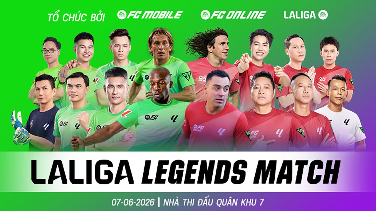 FC Mobile & FC Online khởi động m&ugrave;a h&egrave; b&oacute;ng đ&aacute; với LaLiga Legends Match - Ảnh 2.