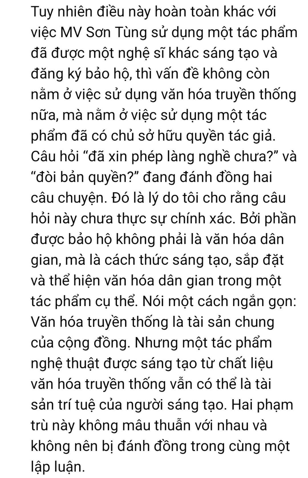 Fanpage B&aacute;o Điện tử VTV hỏi hộ netizen: &ldquo;T&agrave;n Chỉ xin ph&eacute;p c&aacute;c l&agrave;ng nghề thủ c&ocirc;ng chưa m&agrave; đưa họa tiết văn h&oacute;a v&agrave;o rồi đ&ograve;i đ&aacute;nh bản quyền?&rdquo;- Ảnh 3.