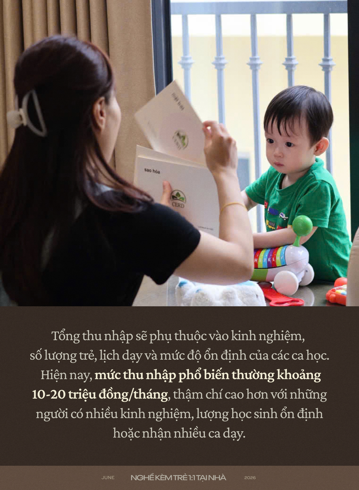 B&ecirc;n trong nghề k&egrave;m trẻ 1:1 tại nh&agrave; thu nhập 20 triệu/th&aacute;ng ở Việt Nam: Kh&ocirc;ng chỉ d&agrave;nh cho con nh&agrave; gi&agrave;u, thử th&aacute;ch lớn nhất l&agrave; g&igrave;?- Ảnh 4.