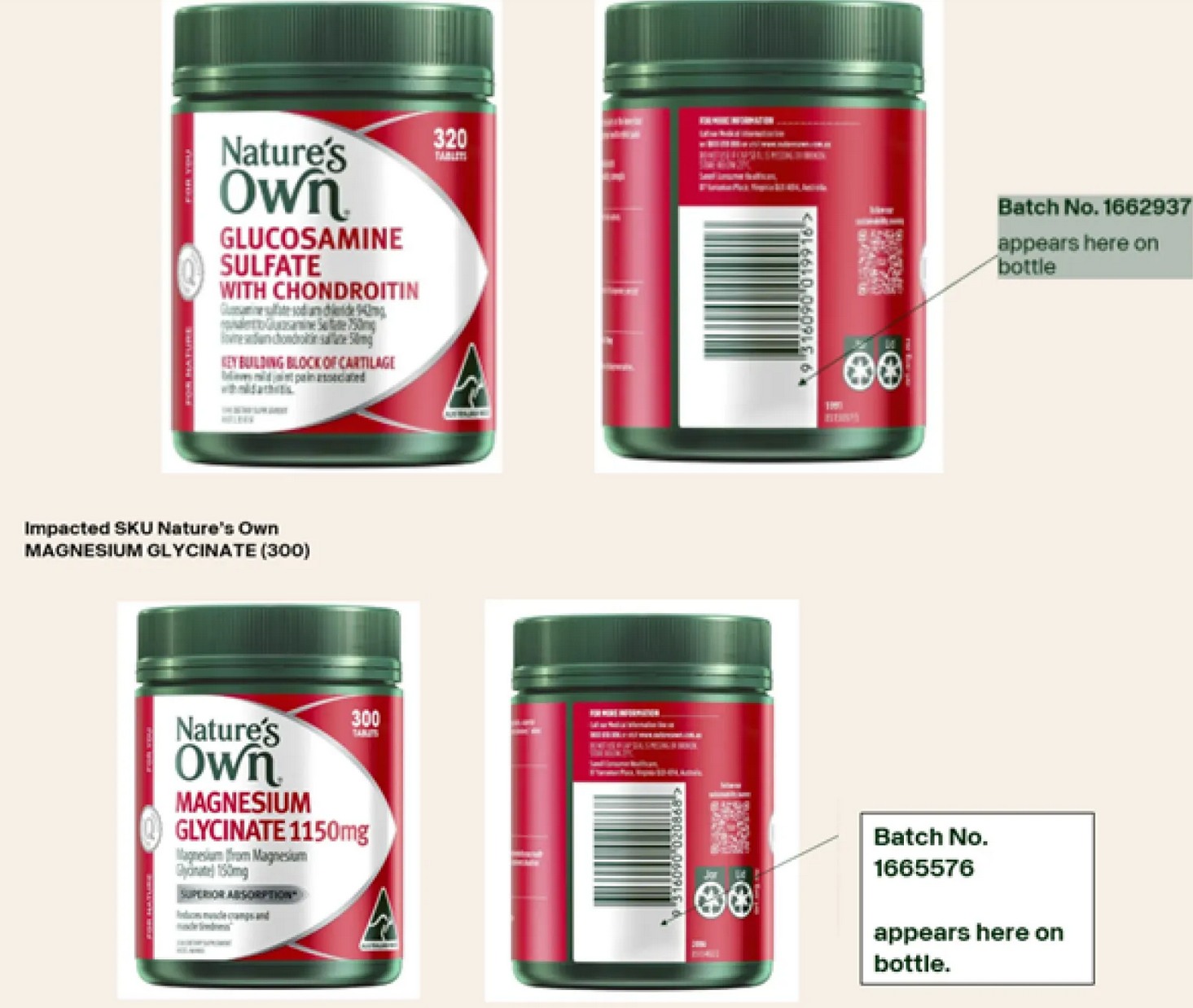 L&yacute; do Australia thu hồi hai sản phẩm thực phẩm chức năng của Nature&rsquo;s Own- Ảnh 2.