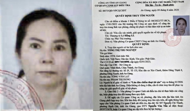 Ra quyết định truy t&igrave;m Tống Thị Thu Nguyệt SN 1974- Ảnh 1.