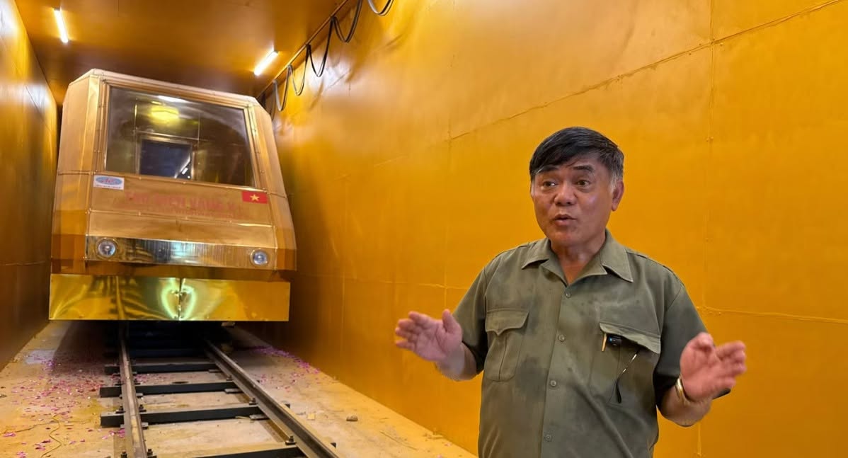 Việt Nam vừa c&oacute; đo&agrave;n t&agrave;u d&aacute;t v&agrave;ng được chạy thử dưới l&ograve;ng đất, thiết kế chở được 80 kh&aacute;ch - Ảnh 5.