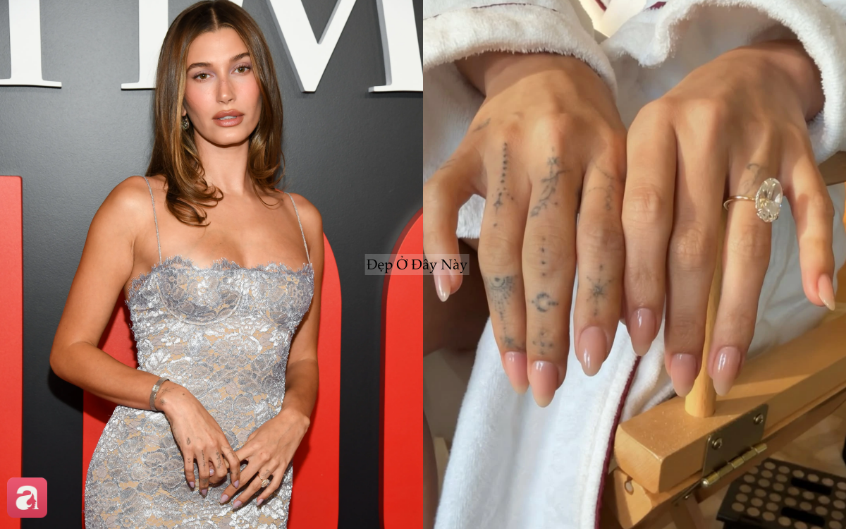 Hailey Bieber chẳng cần nail cầu kỳ vẫn khiến cả thế giới thi nhau bắt chước- Ảnh 5.