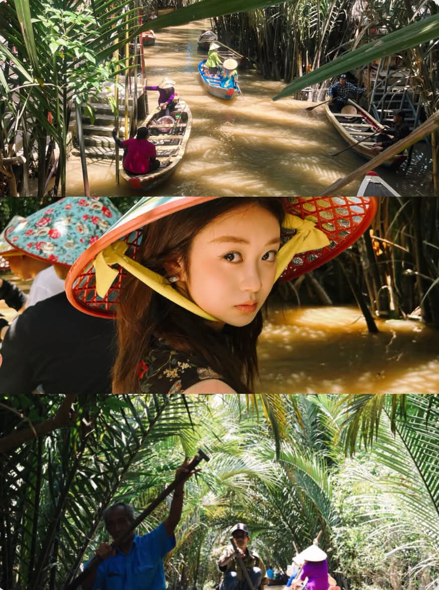 Tỷ tỷ xứ Trung đua nhau mặc sườn x&aacute;m gh&eacute; miền T&acirc;y đội n&oacute;n l&aacute; ch&egrave;o xuồng, l&agrave;m n&ecirc;n mấy bộ h&igrave;nh "chấn động"- Ảnh 7.