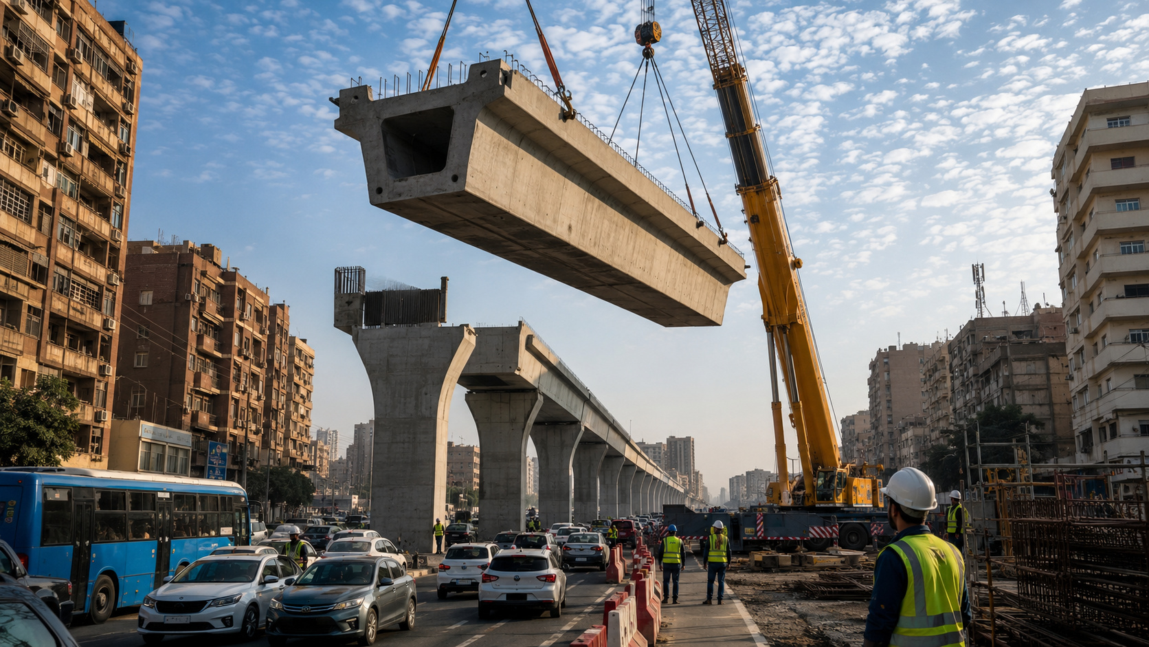 Cairo v&agrave; th&aacute;ch thức kỹ thuật trong dự &aacute;n đường sắt một ray 5,5 tỷ USD - Ảnh 1.