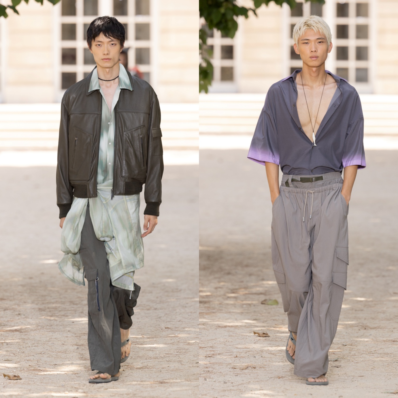 Maison kitsuné xuân hè 2027: thuỷ tính dịu dàng giữa ngày nắng gắt - Ảnh 6.