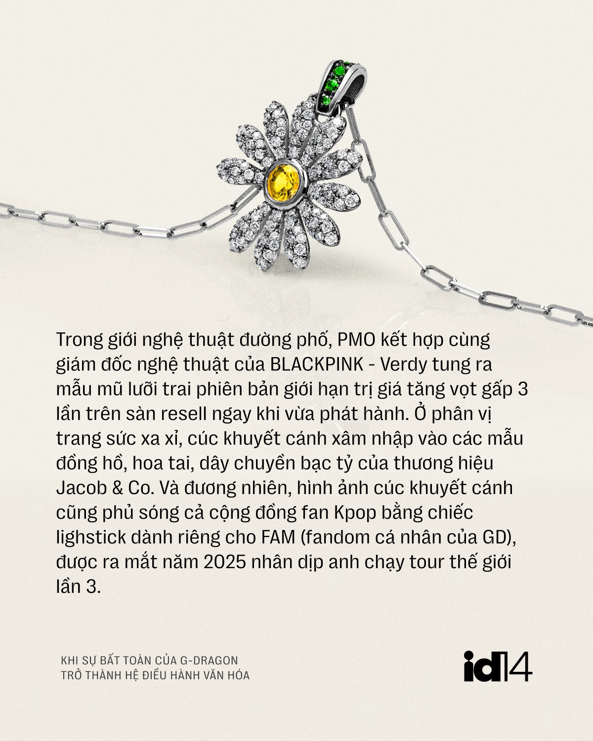 Bông cúc khuyết cánh đang thâu tóm thế giới: Khi sự bất toàn của G-Dragon trở thành hệ điều hành văn hóa- Ảnh 3.