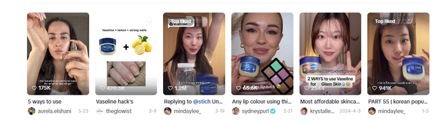 C&uacute; "ăn h&ocirc;i" thi&ecirc;n t&agrave;i của Vaseline: Khi kẻ khổng lồ đi "nhặt tiền rơi" tr&ecirc;n TikTok- Ảnh 7.