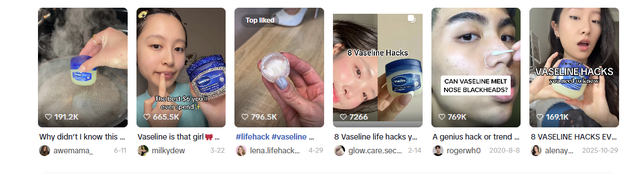 C&uacute; "ăn h&ocirc;i" thi&ecirc;n t&agrave;i của Vaseline: Khi kẻ khổng lồ đi "nhặt tiền rơi" tr&ecirc;n TikTok- Ảnh 8.