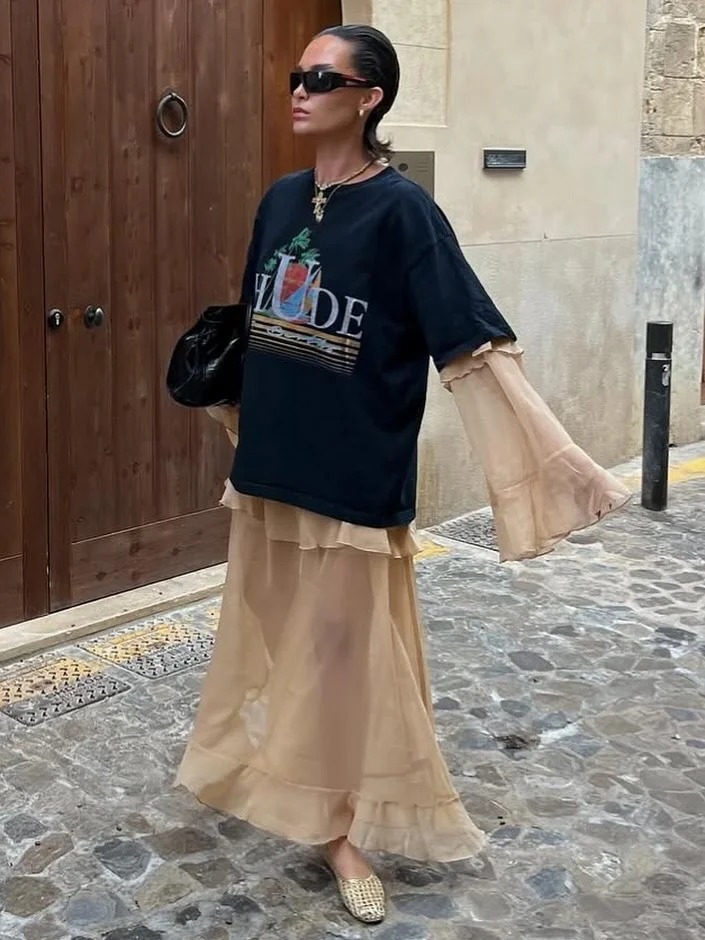 12 outfit với &aacute;o thun đơn giản nhưng mặc l&ecirc;n ai cũng khen c&oacute; gu- Ảnh 10.