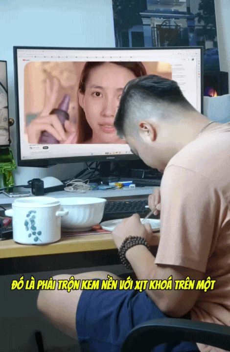 Anh chồng bước ra từ tiểu thuyết: Tự học make up để trang điểm cho vợ, m&agrave;n "lột x&aacute;c" của c&ocirc; vợ mới khiến hội chị em xu&yacute;t xoa- Ảnh 5.