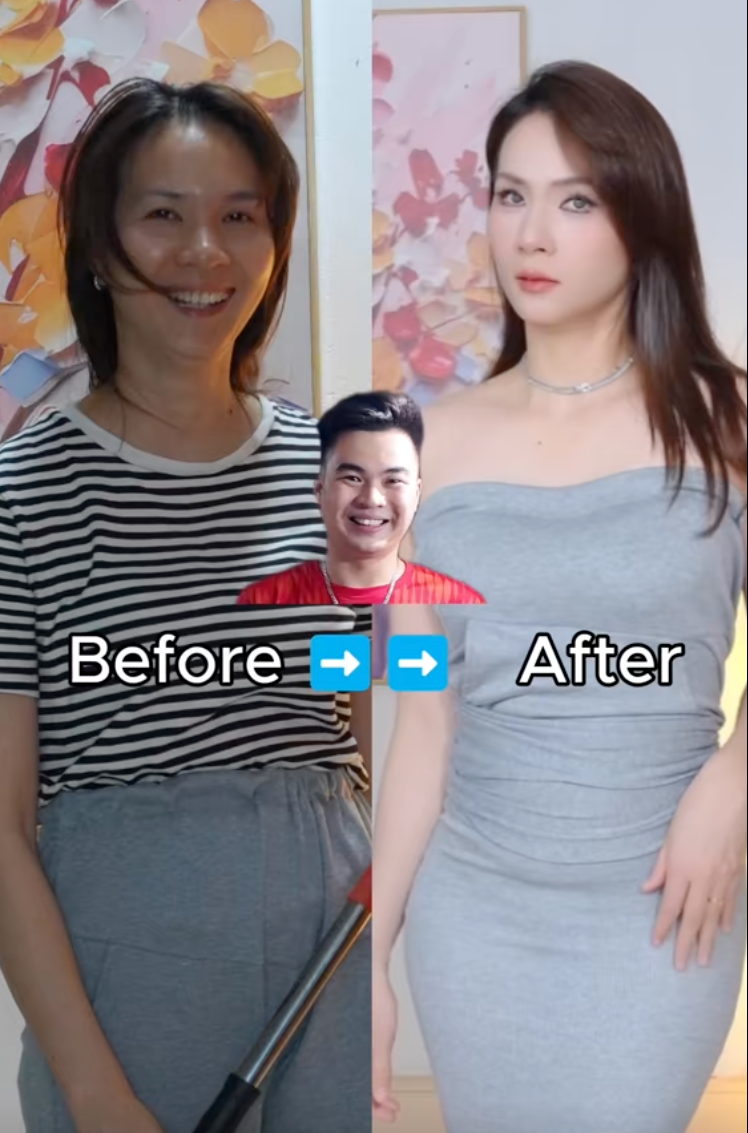 Anh chồng bước ra từ tiểu thuyết: Tự học make up để trang điểm cho vợ, m&agrave;n "lột x&aacute;c" của c&ocirc; vợ mới khiến hội chị em xu&yacute;t xoa- Ảnh 9.