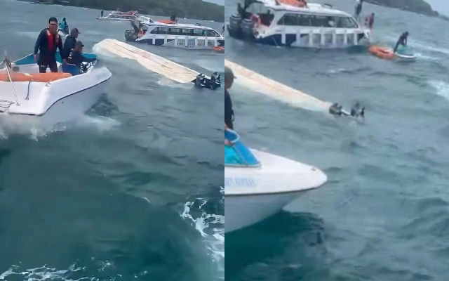 Hiện trường vụ lật ca n&ocirc; chở hơn 30 kh&aacute;ch du lịch ở Ph&uacute; Quốc, nhiều người thương vong - Ảnh 1.