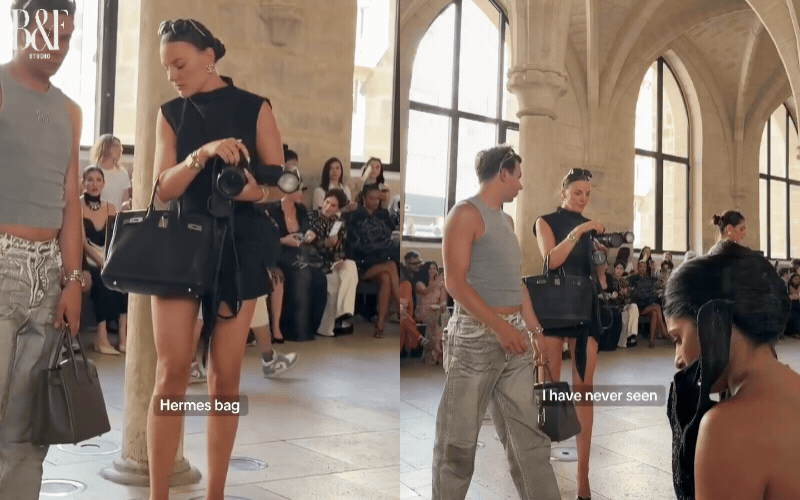 Nữ nhiếp ảnh gia ngầu nhất fashion week: Vừa x&aacute;ch Herm&egrave;s Birkin vừa t&aacute;c nghiệp, đi l&agrave;m m&agrave; mặc đẹp ngang kh&aacute;ch mời- Ảnh 1.